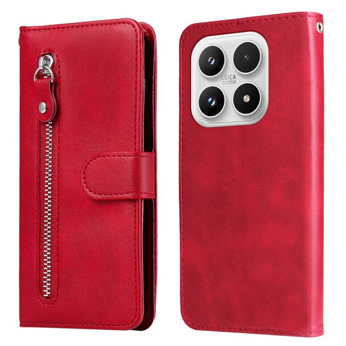 Funda para teléfono de cuero con cremallera y textura de becerro a la moda, For Xiaomi 17 Max 5G, For Xiaomi 17T Pro 5G, For Xiaomi 17T 5G, For Xiaomi 17 Ultra, For Xiaomi 17 Pro Max, For Xiaomi 17 Pro, For Xiaomi 17, For Xiaomi Poco M7 4G 169mm       ...