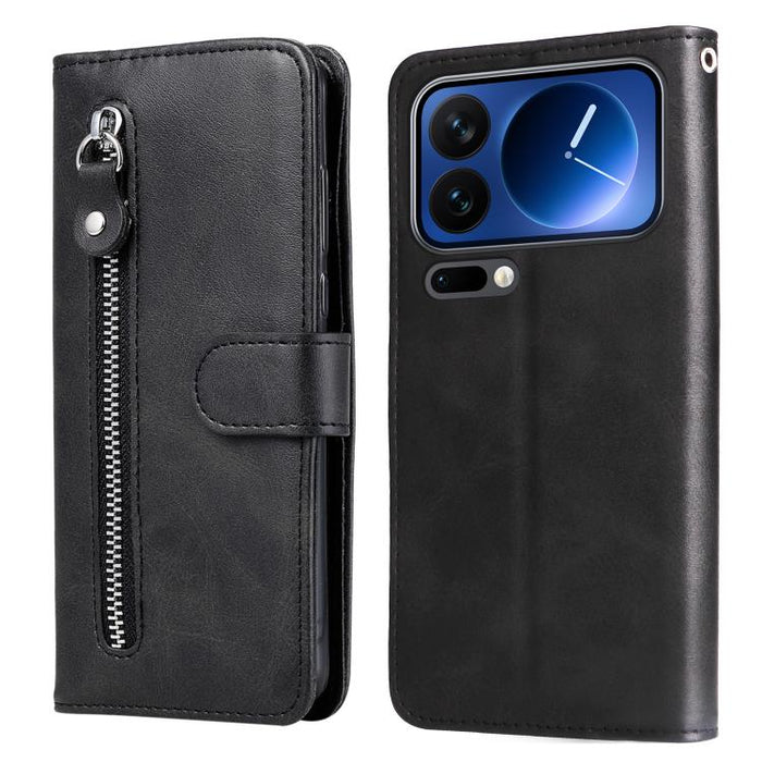 Funda para teléfono de cuero con cremallera y textura de becerro a la moda, For Xiaomi 17 Max 5G, For Xiaomi 17T Pro 5G, For Xiaomi 17T 5G, For Xiaomi 17 Ultra, For Xiaomi 17 Pro Max, For Xiaomi 17 Pro, For Xiaomi 17, For Xiaomi Poco M7 4G 169mm       ...