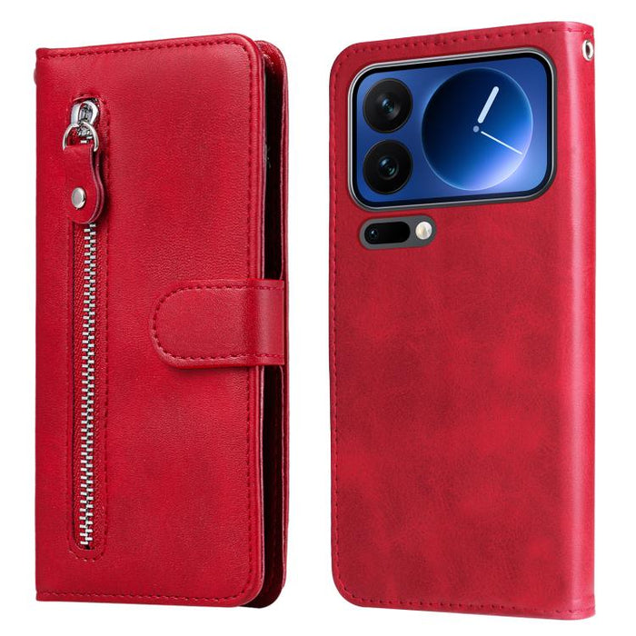 Funda para teléfono de cuero con cremallera y textura de becerro a la moda, For Xiaomi 17 Max 5G, For Xiaomi 17T Pro 5G, For Xiaomi 17T 5G, For Xiaomi 17 Ultra, For Xiaomi 17 Pro Max, For Xiaomi 17 Pro, For Xiaomi 17, For Xiaomi Poco M7 4G 169mm       ...
