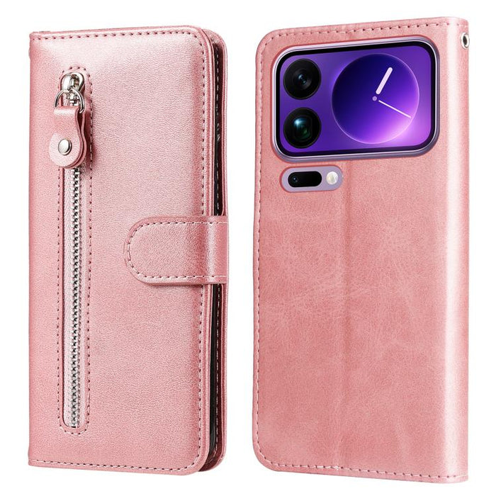 Funda para teléfono de cuero con cremallera y textura de becerro a la moda, For Xiaomi 17 Max 5G, For Xiaomi 17T Pro 5G, For Xiaomi 17T 5G, For Xiaomi 17 Ultra, For Xiaomi 17 Pro Max, For Xiaomi 17 Pro, For Xiaomi 17, For Xiaomi Poco M7 4G 169mm       ...