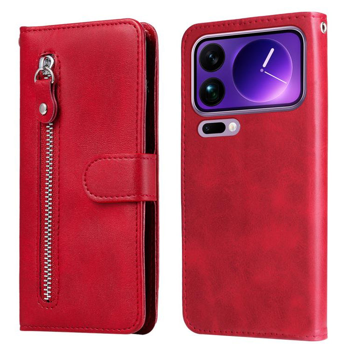Funda para teléfono de cuero con cremallera y textura de becerro a la moda, For Xiaomi 17 Max 5G, For Xiaomi 17T Pro 5G, For Xiaomi 17T 5G, For Xiaomi 17 Ultra, For Xiaomi 17 Pro Max, For Xiaomi 17 Pro, For Xiaomi 17, For Xiaomi Poco M7 4G 169mm       ...