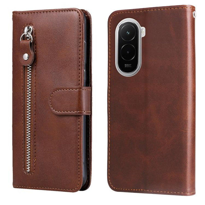 Funda para teléfono de cuero con cremallera y textura de becerro a la moda, For Xiaomi 17 Max 5G, For Xiaomi 17T Pro 5G, For Xiaomi 17T 5G, For Xiaomi 17 Ultra, For Xiaomi 17 Pro Max, For Xiaomi 17 Pro, For Xiaomi 17, For Xiaomi Poco M7 4G 169mm       ...