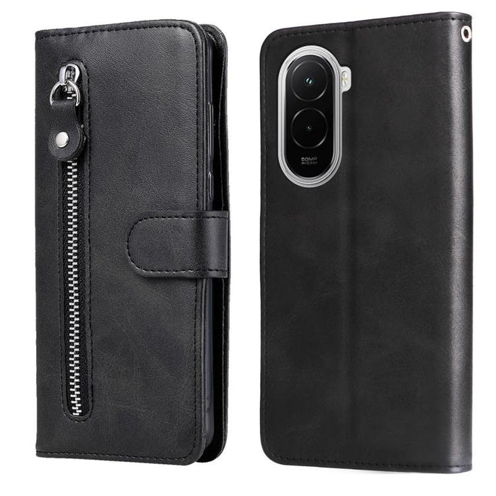 Funda para teléfono de cuero con cremallera y textura de becerro a la moda, For Xiaomi 17 Max 5G, For Xiaomi 17T Pro 5G, For Xiaomi 17T 5G, For Xiaomi 17 Ultra, For Xiaomi 17 Pro Max, For Xiaomi 17 Pro, For Xiaomi 17, For Xiaomi Poco M7 4G 169mm       ...