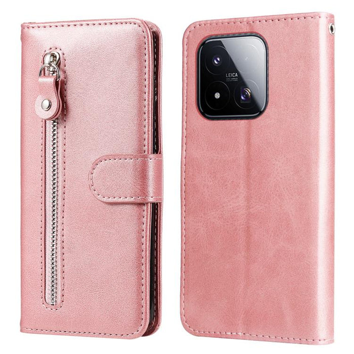 Funda para teléfono de cuero con cremallera y textura de becerro a la moda, For Xiaomi 17 Max 5G, For Xiaomi 17T Pro 5G, For Xiaomi 17T 5G, For Xiaomi 17 Ultra, For Xiaomi 17 Pro Max, For Xiaomi 17 Pro, For Xiaomi 17, For Xiaomi Poco M7 4G 169mm       ...