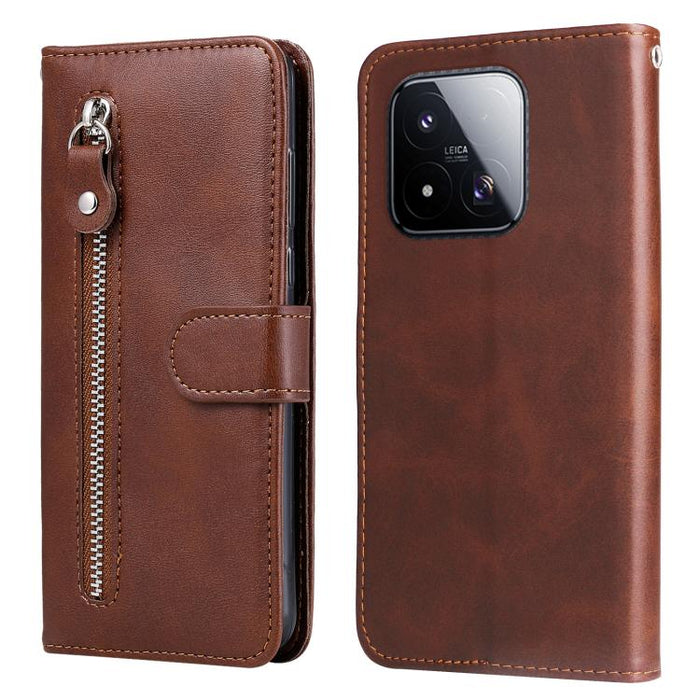 Funda para teléfono de cuero con cremallera y textura de becerro a la moda, For Xiaomi 17 Max 5G, For Xiaomi 17T Pro 5G, For Xiaomi 17T 5G, For Xiaomi 17 Ultra, For Xiaomi 17 Pro Max, For Xiaomi 17 Pro, For Xiaomi 17, For Xiaomi Poco M7 4G 169mm       ...