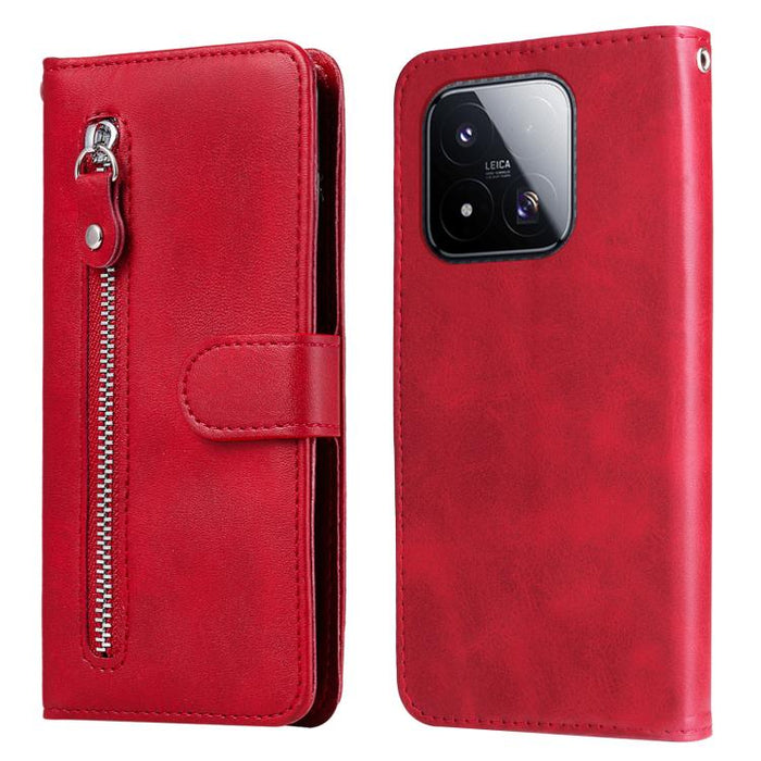 Funda para teléfono de cuero con cremallera y textura de becerro a la moda, For Xiaomi 17 Max 5G, For Xiaomi 17T Pro 5G, For Xiaomi 17T 5G, For Xiaomi 17 Ultra, For Xiaomi 17 Pro Max, For Xiaomi 17 Pro, For Xiaomi 17, For Xiaomi Poco M7 4G 169mm       ...