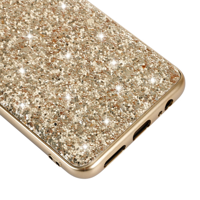 Estuche protector de TPU a prueba de golpes con polvo de brillo, For Xiaomi Redmi Note 9 / 10X 4G, For Xiaomi Note 10 Lite, For Samsung Galaxy Note 20, For Samsung Galaxy A21s, For Samsung Galaxy A41, For Samsung Galaxy A51 5G