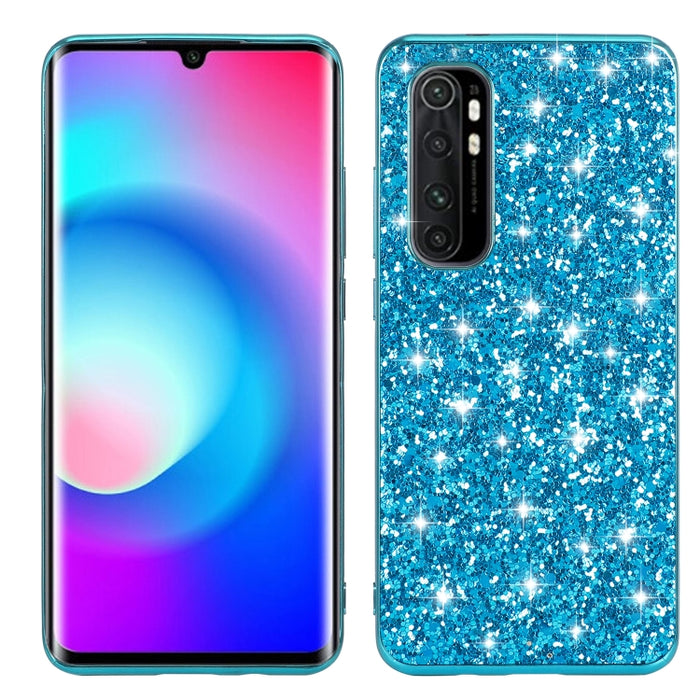 Estuche protector de TPU a prueba de golpes con polvo de brillo, For Xiaomi Redmi Note 9 / 10X 4G, For Xiaomi Note 10 Lite, For Samsung Galaxy Note 20, For Samsung Galaxy A21s, For Samsung Galaxy A41, For Samsung Galaxy A51 5G