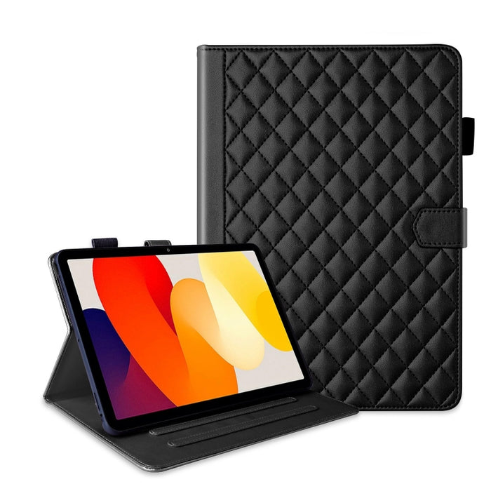 Funda para tableta de cuero con entramado de rombos, For Xiaomi Redmi Pad 2 SE 9.7 2026, For Xiaomi Redmi Pad 2 / Pad SE 2025, For Xiaomi Pad 7 / 7 Pro, For Xiaomi Redmi Pad SE 8.7, For Xiaomi Redmi Pad Pro 12.1, For Xiaomi Pad 6S Pro 12.4             ...