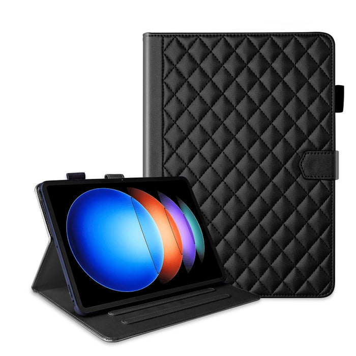 Funda para tableta de cuero con entramado de rombos, For Xiaomi Redmi Pad 2 SE 9.7 2026, For Xiaomi Redmi Pad 2 / Pad SE 2025, For Xiaomi Pad 7 / 7 Pro, For Xiaomi Redmi Pad SE 8.7, For Xiaomi Redmi Pad Pro 12.1, For Xiaomi Pad 6S Pro 12.4             ...
