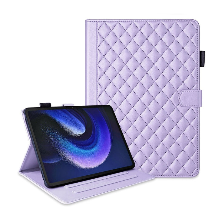 Funda para tableta de cuero con entramado de rombos, For Xiaomi Redmi Pad 2 SE 9.7 2026, For Xiaomi Redmi Pad 2 / Pad SE 2025, For Xiaomi Pad 7 / 7 Pro, For Xiaomi Redmi Pad SE 8.7, For Xiaomi Redmi Pad Pro 12.1, For Xiaomi Pad 6S Pro 12.4             ...
