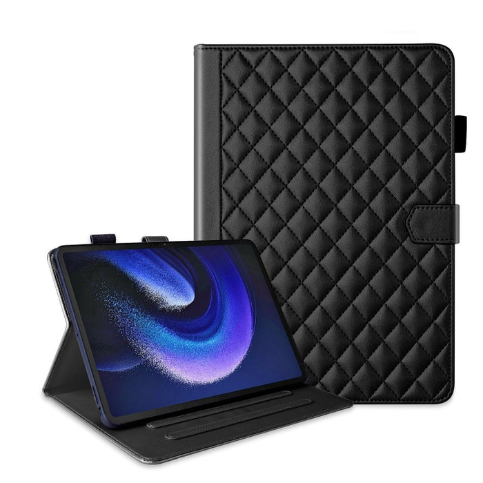 Funda para tableta de cuero con entramado de rombos, For Xiaomi Redmi Pad 2 SE 9.7 2026, For Xiaomi Redmi Pad 2 / Pad SE 2025, For Xiaomi Pad 7 / 7 Pro, For Xiaomi Redmi Pad SE 8.7, For Xiaomi Redmi Pad Pro 12.1, For Xiaomi Pad 6S Pro 12.4             ...