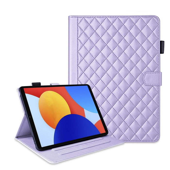 Funda para tableta de cuero con entramado de rombos, For Xiaomi Redmi Pad 2 SE 9.7 2026, For Xiaomi Redmi Pad 2 / Pad SE 2025, For Xiaomi Pad 7 / 7 Pro, For Xiaomi Redmi Pad SE 8.7, For Xiaomi Redmi Pad Pro 12.1, For Xiaomi Pad 6S Pro 12.4             ...