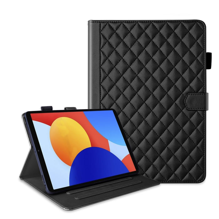 Funda para tableta de cuero con entramado de rombos, For Xiaomi Redmi Pad 2 SE 9.7 2026, For Xiaomi Redmi Pad 2 / Pad SE 2025, For Xiaomi Pad 7 / 7 Pro, For Xiaomi Redmi Pad SE 8.7, For Xiaomi Redmi Pad Pro 12.1, For Xiaomi Pad 6S Pro 12.4             ...