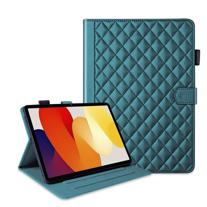 Funda para tableta de cuero con entramado de rombos, For Xiaomi Redmi Pad 2 SE 9.7 2026, For Xiaomi Redmi Pad 2 / Pad SE 2025, For Xiaomi Pad 7 / 7 Pro, For Xiaomi Redmi Pad SE 8.7, For Xiaomi Redmi Pad Pro 12.1, For Xiaomi Pad 6S Pro 12.4             ...