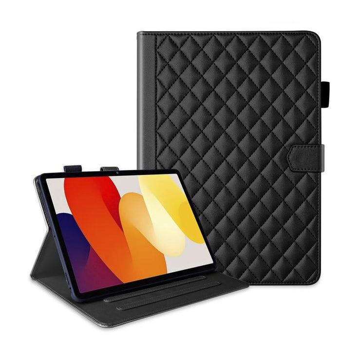 Funda para tableta de cuero con entramado de rombos, For Xiaomi Redmi Pad 2 SE 9.7 2026, For Xiaomi Redmi Pad 2 / Pad SE 2025, For Xiaomi Pad 7 / 7 Pro, For Xiaomi Redmi Pad SE 8.7, For Xiaomi Redmi Pad Pro 12.1, For Xiaomi Pad 6S Pro 12.4             ...