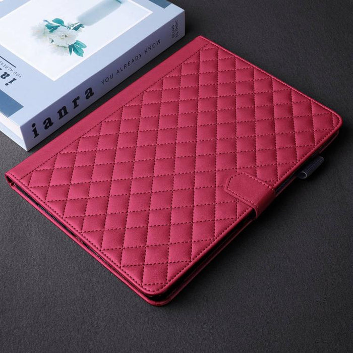 Funda para tableta de cuero con entramado de rombos, For Xiaomi Redmi Pad 2 SE 9.7 2026, For Xiaomi Redmi Pad 2 / Pad SE 2025, For Xiaomi Pad 7 / 7 Pro, For Xiaomi Redmi Pad SE 8.7, For Xiaomi Redmi Pad Pro 12.1, For Xiaomi Pad 6S Pro 12.4             ...