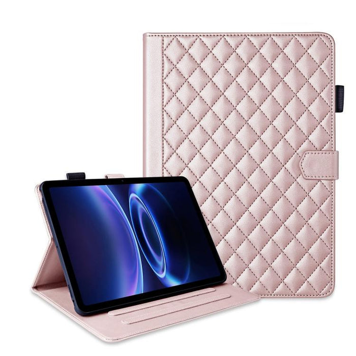 Funda para tableta de cuero con entramado de rombos, For Xiaomi Redmi Pad 2 SE 9.7 2026, For Xiaomi Redmi Pad 2 / Pad SE 2025, For Xiaomi Pad 7 / 7 Pro, For Xiaomi Redmi Pad SE 8.7, For Xiaomi Redmi Pad Pro 12.1, For Xiaomi Pad 6S Pro 12.4             ...