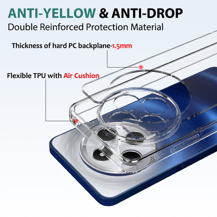 Caja de teléfono de acrílico TPU resistente a los arañazos, For Redmi Turbo 5 Max 5G / Poco X8 Pro Max, For Redmi Turbo 5 5G / Poco X8 Pro 5G, For Redmi Note 15 Pro+ 5G Global 163.3mm, For Redmi Note 15 5G 164mm / Poco M8 5G                            ...