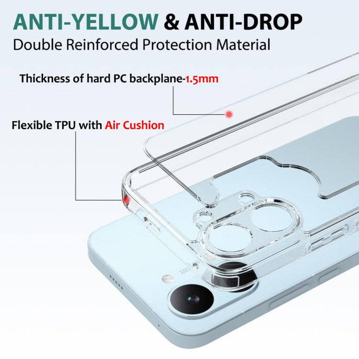 Caja de teléfono de acrílico TPU resistente a los arañazos, For Redmi Turbo 5 Max 5G / Poco X8 Pro Max, For Redmi Turbo 5 5G / Poco X8 Pro 5G, For Redmi Note 15 Pro+ 5G Global 163.3mm, For Redmi Note 15 5G 164mm / Poco M8 5G                            ...