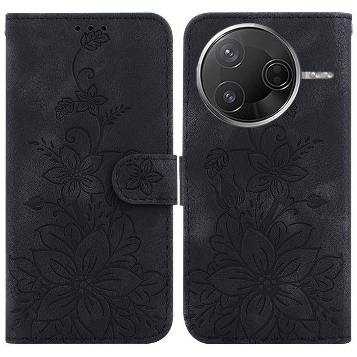 Funda para teléfono de piel con relieve Lily, For Redmi K80 / K80 Pro / Xiaomi Poco F7 Pro, For Redmi Note 14 4G 164.84mm, For Redmi Turbo 4 / Xiaomi Poco X7 Pro, For Redmi Note 14 4G 163.25mm, For Redmi Note 14 5G, For Redmi Note 14 Pro / Note 14 Pro+...