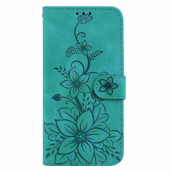 Funda para teléfono de piel con relieve Lily, For Redmi K80 / K80 Pro / Xiaomi Poco F7 Pro, For Redmi Note 14 4G 164.84mm, For Redmi Turbo 4 / Xiaomi Poco X7 Pro, For Redmi Note 14 4G 163.25mm, For Redmi Note 14 5G, For Redmi Note 14 Pro / Note 14 Pro+...