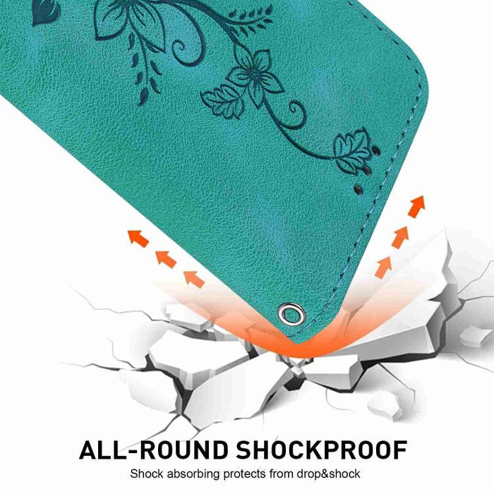 Funda para teléfono de piel con relieve Lily, For Redmi K80 / K80 Pro / Xiaomi Poco F7 Pro, For Redmi Note 14 4G 164.84mm, For Redmi Turbo 4 / Xiaomi Poco X7 Pro, For Redmi Note 14 4G 163.25mm, For Redmi Note 14 5G, For Redmi Note 14 Pro / Note 14 Pro+...