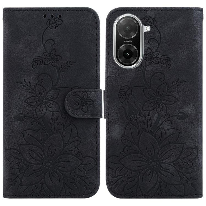 Funda para teléfono de piel con relieve Lily, For Redmi K80 / K80 Pro / Xiaomi Poco F7 Pro, For Redmi Note 14 4G 164.84mm, For Redmi Turbo 4 / Xiaomi Poco X7 Pro, For Redmi Note 14 4G 163.25mm, For Redmi Note 14 5G, For Redmi Note 14 Pro / Note 14 Pro+...