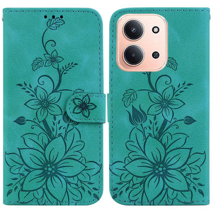 Funda para teléfono de piel con relieve Lily, For Redmi A7 Pro 4G / 5G 171mm / Poco C85x 5G, For Redmi 15a 5G, For Redmi Turbo 5 Max 5G / Poco X8 Pro Max 5G, For Redmi Turbo 5 5G / Poco X8 Pro 5G, For Redmi Note 15 Pro+ 5G 163.3mm / Poco M8 Pro 5G     ...