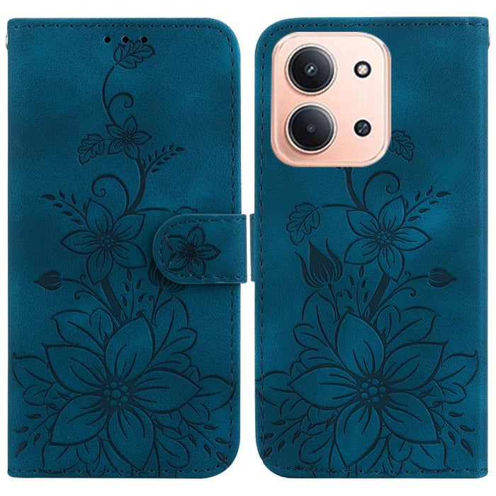 Funda para teléfono de piel con relieve Lily, For Redmi A7 Pro 4G / 5G 171mm / Poco C85x 5G, For Redmi 15a 5G, For Redmi Turbo 5 Max 5G / Poco X8 Pro Max 5G, For Redmi Turbo 5 5G / Poco X8 Pro 5G, For Redmi Note 15 Pro+ 5G 163.3mm / Poco M8 Pro 5G     ...