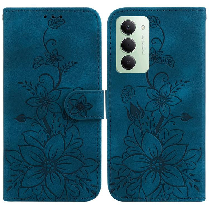Funda para teléfono de piel con relieve Lily, For Redmi A7 Pro 4G / 5G 171mm / Poco C85x 5G, For Redmi 15a 5G, For Redmi Turbo 5 Max 5G / Poco X8 Pro Max 5G, For Redmi Turbo 5 5G / Poco X8 Pro 5G, For Redmi Note 15 Pro+ 5G 163.3mm / Poco M8 Pro 5G     ...