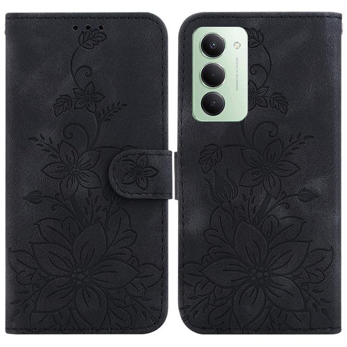 Funda para teléfono de piel con relieve Lily, For Redmi A7 Pro 4G / 5G 171mm / Poco C85x 5G, For Redmi 15a 5G, For Redmi Turbo 5 Max 5G / Poco X8 Pro Max 5G, For Redmi Turbo 5 5G / Poco X8 Pro 5G, For Redmi Note 15 Pro+ 5G 163.3mm / Poco M8 Pro 5G     ...