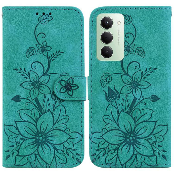 Funda para teléfono de piel con relieve Lily, For Redmi A7 Pro 4G / 5G 171mm / Poco C85x 5G, For Redmi 15a 5G, For Redmi Turbo 5 Max 5G / Poco X8 Pro Max 5G, For Redmi Turbo 5 5G / Poco X8 Pro 5G, For Redmi Note 15 Pro+ 5G 163.3mm / Poco M8 Pro 5G     ...