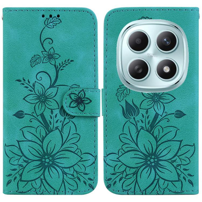 Funda para teléfono de piel con relieve Lily, For Redmi A7 Pro 4G / 5G 171mm / Poco C85x 5G, For Redmi 15a 5G, For Redmi Turbo 5 Max 5G / Poco X8 Pro Max 5G, For Redmi Turbo 5 5G / Poco X8 Pro 5G, For Redmi Note 15 Pro+ 5G 163.3mm / Poco M8 Pro 5G     ...