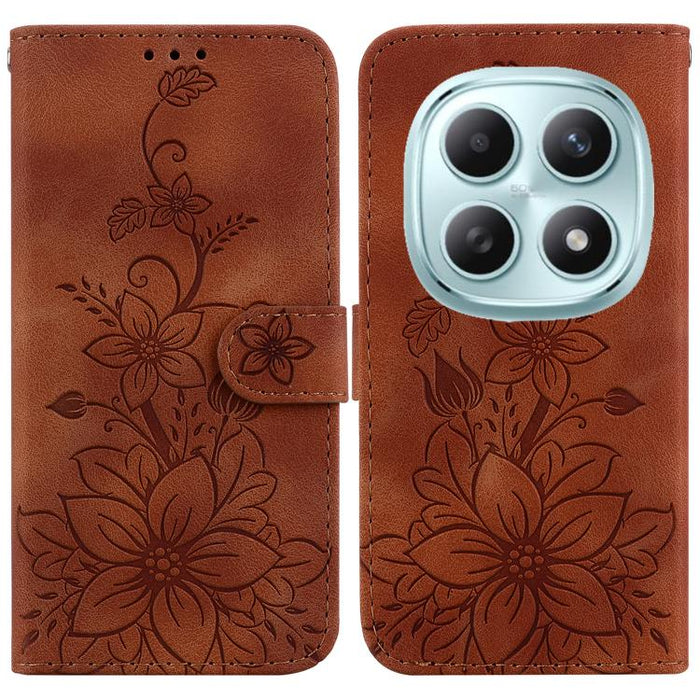 Funda para teléfono de piel con relieve Lily, For Redmi A7 Pro 4G / 5G 171mm / Poco C85x 5G, For Redmi 15a 5G, For Redmi Turbo 5 Max 5G / Poco X8 Pro Max 5G, For Redmi Turbo 5 5G / Poco X8 Pro 5G, For Redmi Note 15 Pro+ 5G 163.3mm / Poco M8 Pro 5G     ...