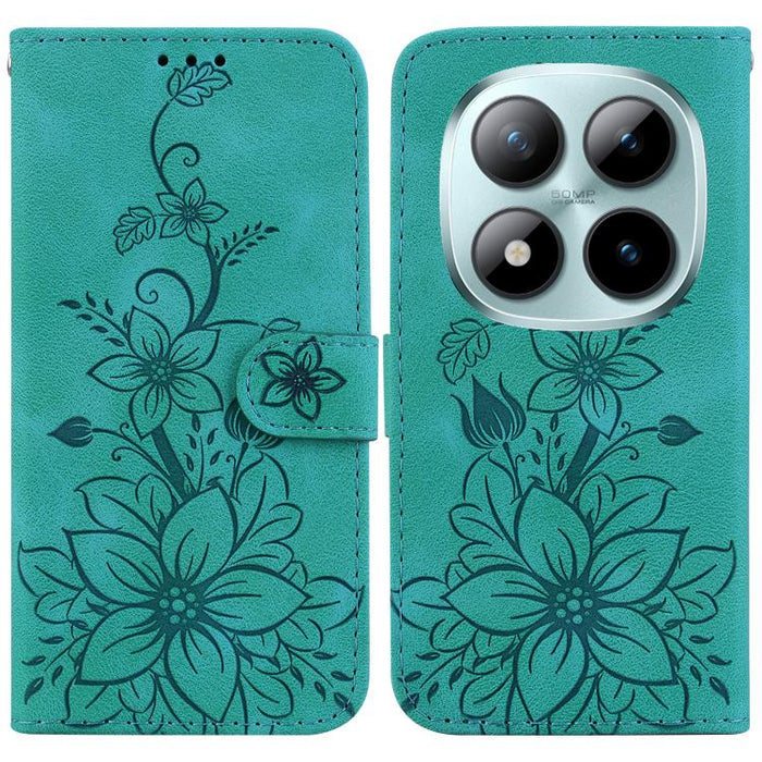 Funda para teléfono de piel con relieve Lily, For Redmi A7 Pro 4G / 5G 171mm / Poco C85x 5G, For Redmi 15a 5G, For Redmi Turbo 5 Max 5G / Poco X8 Pro Max 5G, For Redmi Turbo 5 5G / Poco X8 Pro 5G, For Redmi Note 15 Pro+ 5G 163.3mm / Poco M8 Pro 5G     ...