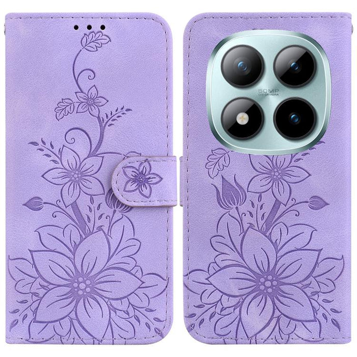 Funda para teléfono de piel con relieve Lily, For Redmi A7 Pro 4G / 5G 171mm / Poco C85x 5G, For Redmi 15a 5G, For Redmi Turbo 5 Max 5G / Poco X8 Pro Max 5G, For Redmi Turbo 5 5G / Poco X8 Pro 5G, For Redmi Note 15 Pro+ 5G 163.3mm / Poco M8 Pro 5G     ...