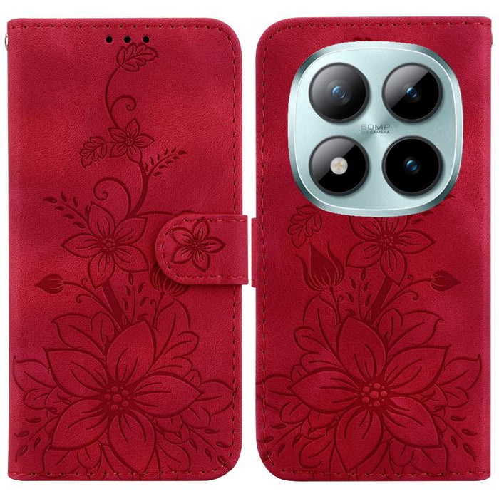 Funda para teléfono de piel con relieve Lily, For Redmi A7 Pro 4G / 5G 171mm / Poco C85x 5G, For Redmi 15a 5G, For Redmi Turbo 5 Max 5G / Poco X8 Pro Max 5G, For Redmi Turbo 5 5G / Poco X8 Pro 5G, For Redmi Note 15 Pro+ 5G 163.3mm / Poco M8 Pro 5G     ...