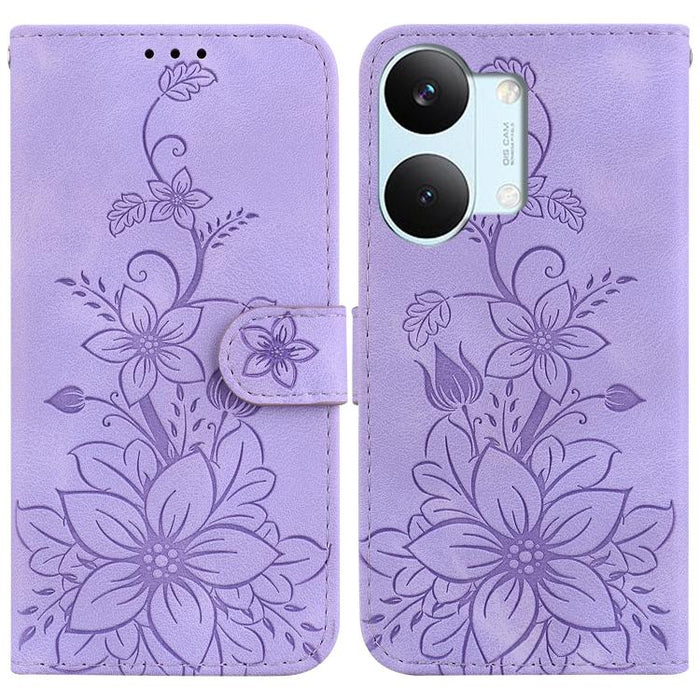 Funda para teléfono de piel con relieve Lily, For Redmi A7 Pro 4G / 5G 171mm / Poco C85x 5G, For Redmi 15a 5G, For Redmi Turbo 5 Max 5G / Poco X8 Pro Max 5G, For Redmi Turbo 5 5G / Poco X8 Pro 5G, For Redmi Note 15 Pro+ 5G 163.3mm / Poco M8 Pro 5G     ...