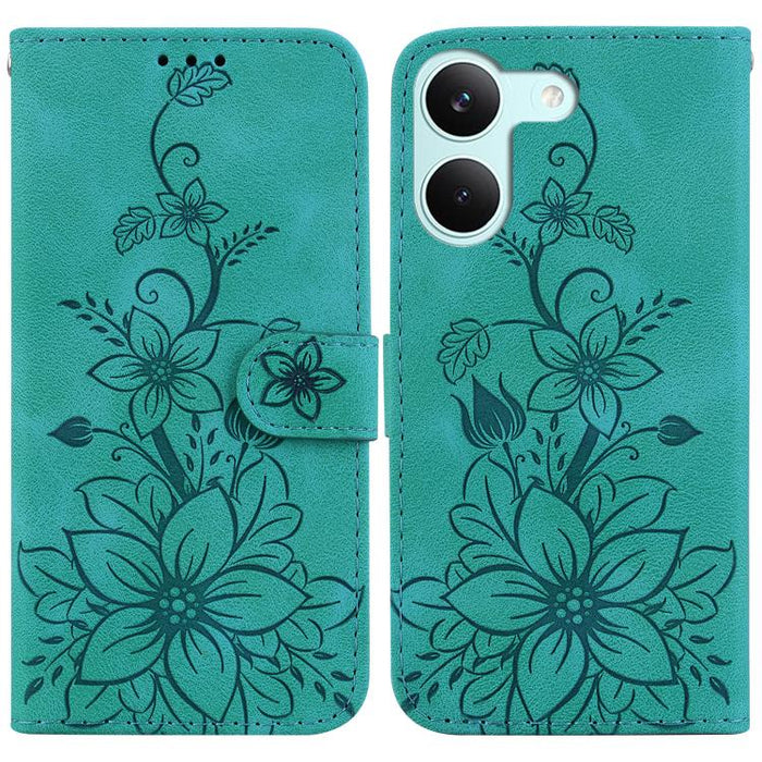 Funda para teléfono de piel con relieve Lily, For Redmi A7 Pro 4G / 5G 171mm / Poco C85x 5G, For Redmi 15a 5G, For Redmi Turbo 5 Max 5G / Poco X8 Pro Max 5G, For Redmi Turbo 5 5G / Poco X8 Pro 5G, For Redmi Note 15 Pro+ 5G 163.3mm / Poco M8 Pro 5G     ...