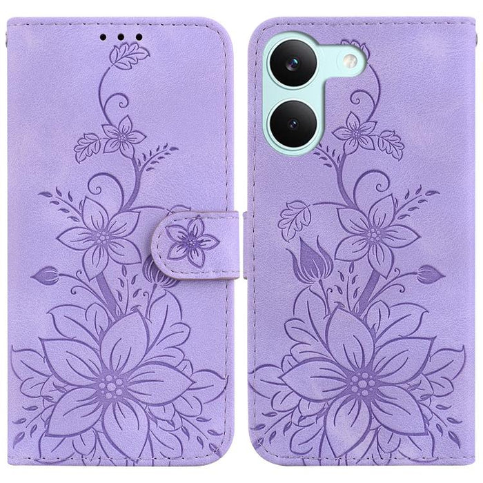 Funda para teléfono de piel con relieve Lily, For Redmi A7 Pro 4G / 5G 171mm / Poco C85x 5G, For Redmi 15a 5G, For Redmi Turbo 5 Max 5G / Poco X8 Pro Max 5G, For Redmi Turbo 5 5G / Poco X8 Pro 5G, For Redmi Note 15 Pro+ 5G 163.3mm / Poco M8 Pro 5G     ...