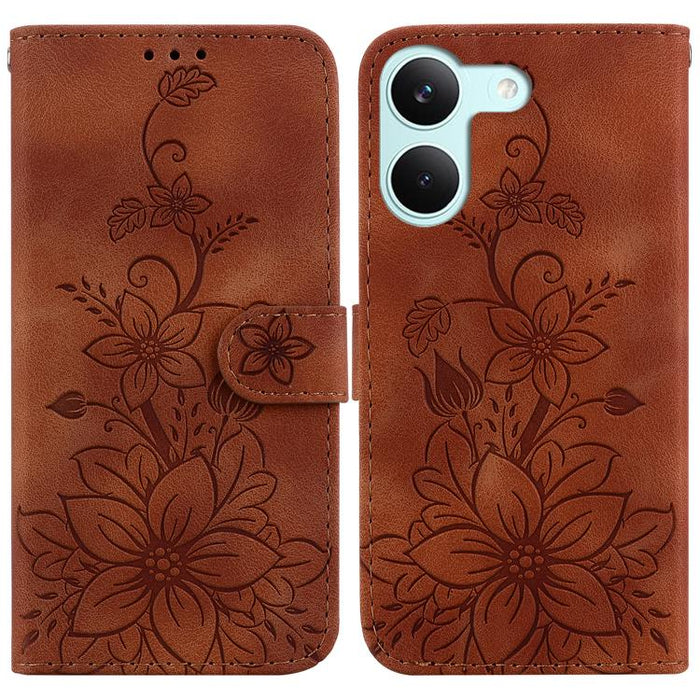Funda para teléfono de piel con relieve Lily, For Redmi A7 Pro 4G / 5G 171mm / Poco C85x 5G, For Redmi 15a 5G, For Redmi Turbo 5 Max 5G / Poco X8 Pro Max 5G, For Redmi Turbo 5 5G / Poco X8 Pro 5G, For Redmi Note 15 Pro+ 5G 163.3mm / Poco M8 Pro 5G     ...
