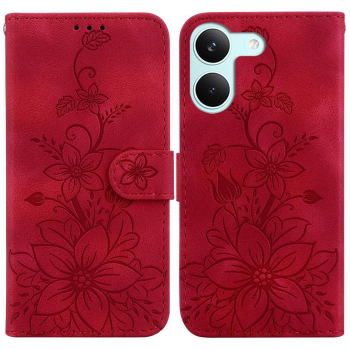 Funda para teléfono de piel con relieve Lily, For Redmi A7 Pro 4G / 5G 171mm / Poco C85x 5G, For Redmi 15a 5G, For Redmi Turbo 5 Max 5G / Poco X8 Pro Max 5G, For Redmi Turbo 5 5G / Poco X8 Pro 5G, For Redmi Note 15 Pro+ 5G 163.3mm / Poco M8 Pro 5G     ...