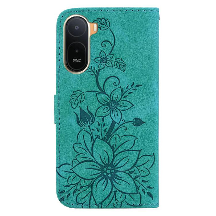 Funda para teléfono de piel con relieve Lily, For Redmi A7 Pro 4G / 5G 171mm / Poco C85x 5G, For Redmi 15a 5G, For Redmi Turbo 5 Max 5G / Poco X8 Pro Max 5G, For Redmi Turbo 5 5G / Poco X8 Pro 5G, For Redmi Note 15 Pro+ 5G 163.3mm / Poco M8 Pro 5G     ...