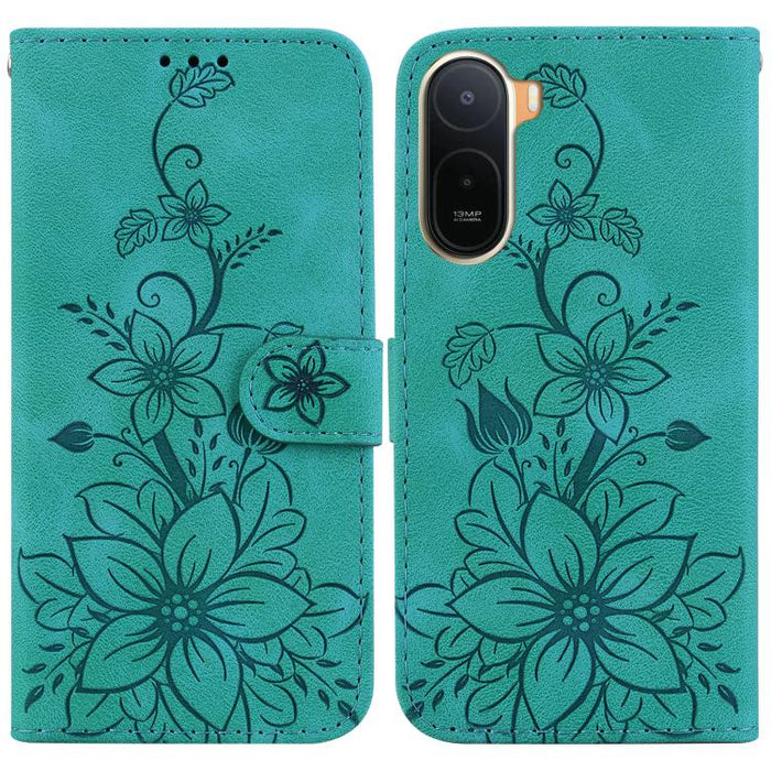 Funda para teléfono de piel con relieve Lily, For Redmi A7 Pro 4G / 5G 171mm / Poco C85x 5G, For Redmi 15a 5G, For Redmi Turbo 5 Max 5G / Poco X8 Pro Max 5G, For Redmi Turbo 5 5G / Poco X8 Pro 5G, For Redmi Note 15 Pro+ 5G 163.3mm / Poco M8 Pro 5G     ...