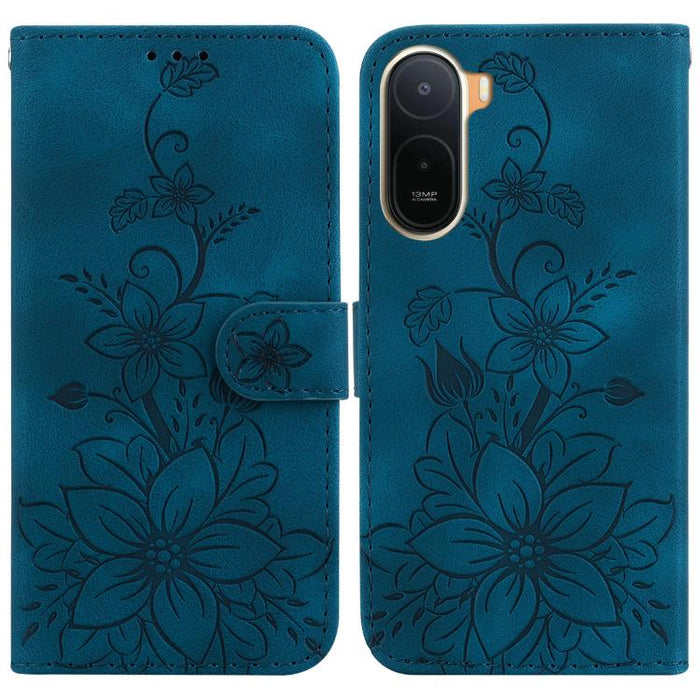 Funda para teléfono de piel con relieve Lily, For Redmi A7 Pro 4G / 5G 171mm / Poco C85x 5G, For Redmi 15a 5G, For Redmi Turbo 5 Max 5G / Poco X8 Pro Max 5G, For Redmi Turbo 5 5G / Poco X8 Pro 5G, For Redmi Note 15 Pro+ 5G 163.3mm / Poco M8 Pro 5G     ...