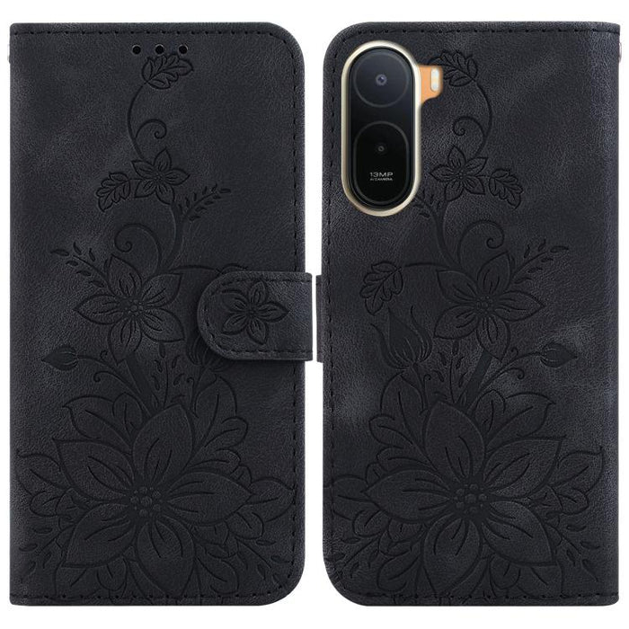 Funda para teléfono de piel con relieve Lily, For Redmi A7 Pro 4G / 5G 171mm / Poco C85x 5G, For Redmi 15a 5G, For Redmi Turbo 5 Max 5G / Poco X8 Pro Max 5G, For Redmi Turbo 5 5G / Poco X8 Pro 5G, For Redmi Note 15 Pro+ 5G 163.3mm / Poco M8 Pro 5G     ...