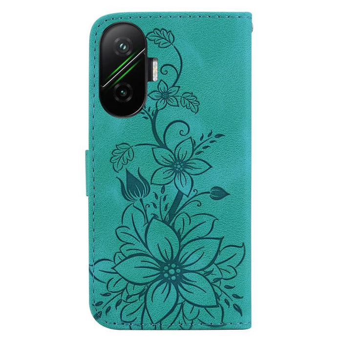 Funda para teléfono de piel con relieve Lily, For Redmi K80 / K80 Pro / Xiaomi Poco F7 Pro, For Redmi Note 14 4G 164.84mm, For Redmi Turbo 4 / Xiaomi Poco X7 Pro, For Redmi Note 14 4G 163.25mm, For Redmi Note 14 5G, For Redmi Note 14 Pro / Note 14 Pro+...