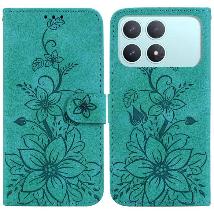 Funda para teléfono de piel con relieve Lily, For Redmi A7 Pro 4G / 5G 171mm / Poco C85x 5G, For Redmi 15a 5G, For Redmi Turbo 5 Max 5G / Poco X8 Pro Max 5G, For Redmi Turbo 5 5G / Poco X8 Pro 5G, For Redmi Note 15 Pro+ 5G 163.3mm / Poco M8 Pro 5G     ...