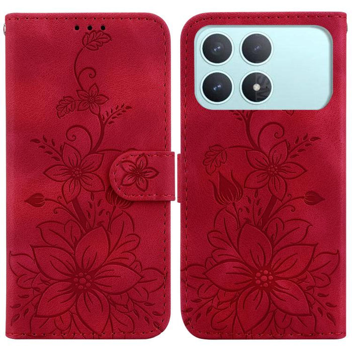 Funda para teléfono de piel con relieve Lily, For Redmi A7 Pro 4G / 5G 171mm / Poco C85x 5G, For Redmi 15a 5G, For Redmi Turbo 5 Max 5G / Poco X8 Pro Max 5G, For Redmi Turbo 5 5G / Poco X8 Pro 5G, For Redmi Note 15 Pro+ 5G 163.3mm / Poco M8 Pro 5G     ...